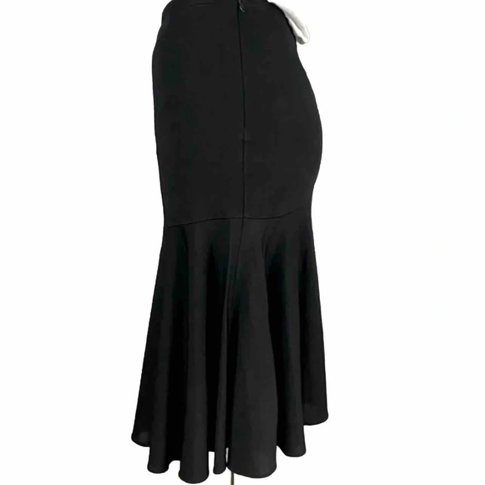 Vintage ALAÏA Fitted Stretch Tulip Flare Designer Skirt - Picture 15 of 16